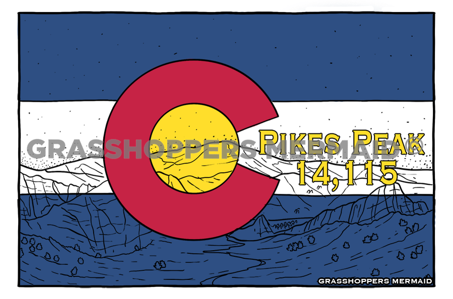 Colorado Mountain Flag