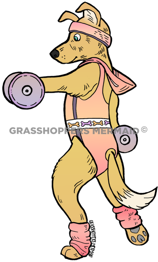 Retro Fitness Dog