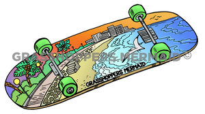 Skateboard Boardwalk Deck