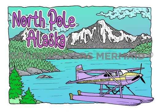 Water Plane - Mountains