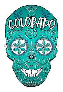 Snowflake Sugar Skull