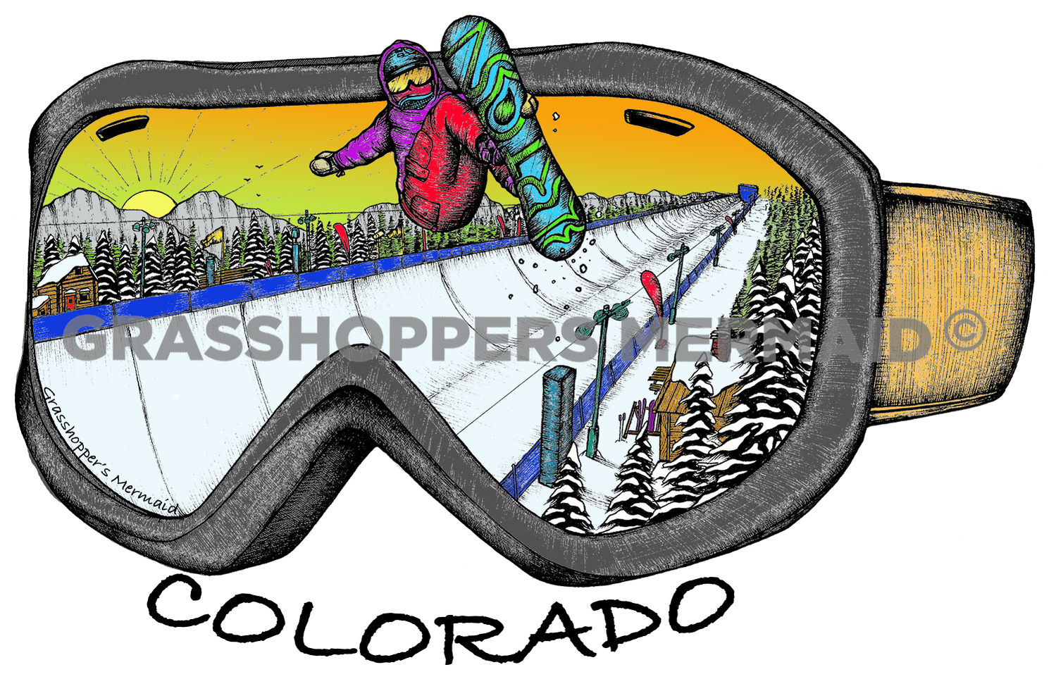 Goggle Series Snowboard