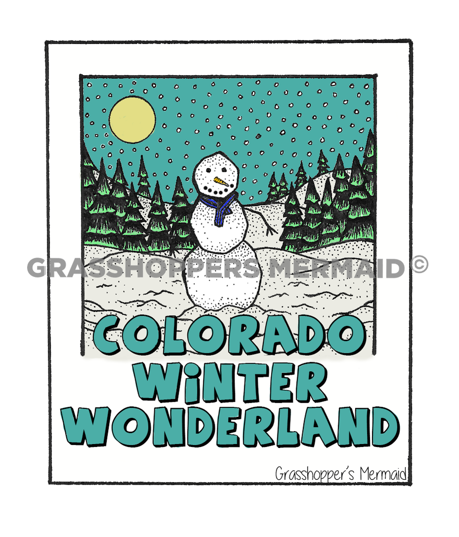 Snowman Polaroid