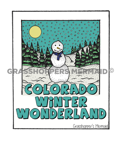 Snowman Polaroid