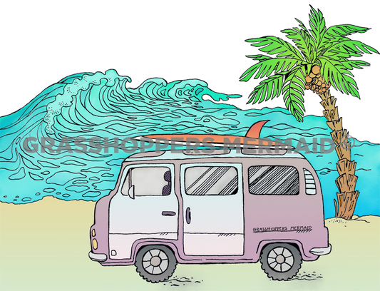 Surfer Van Vibes