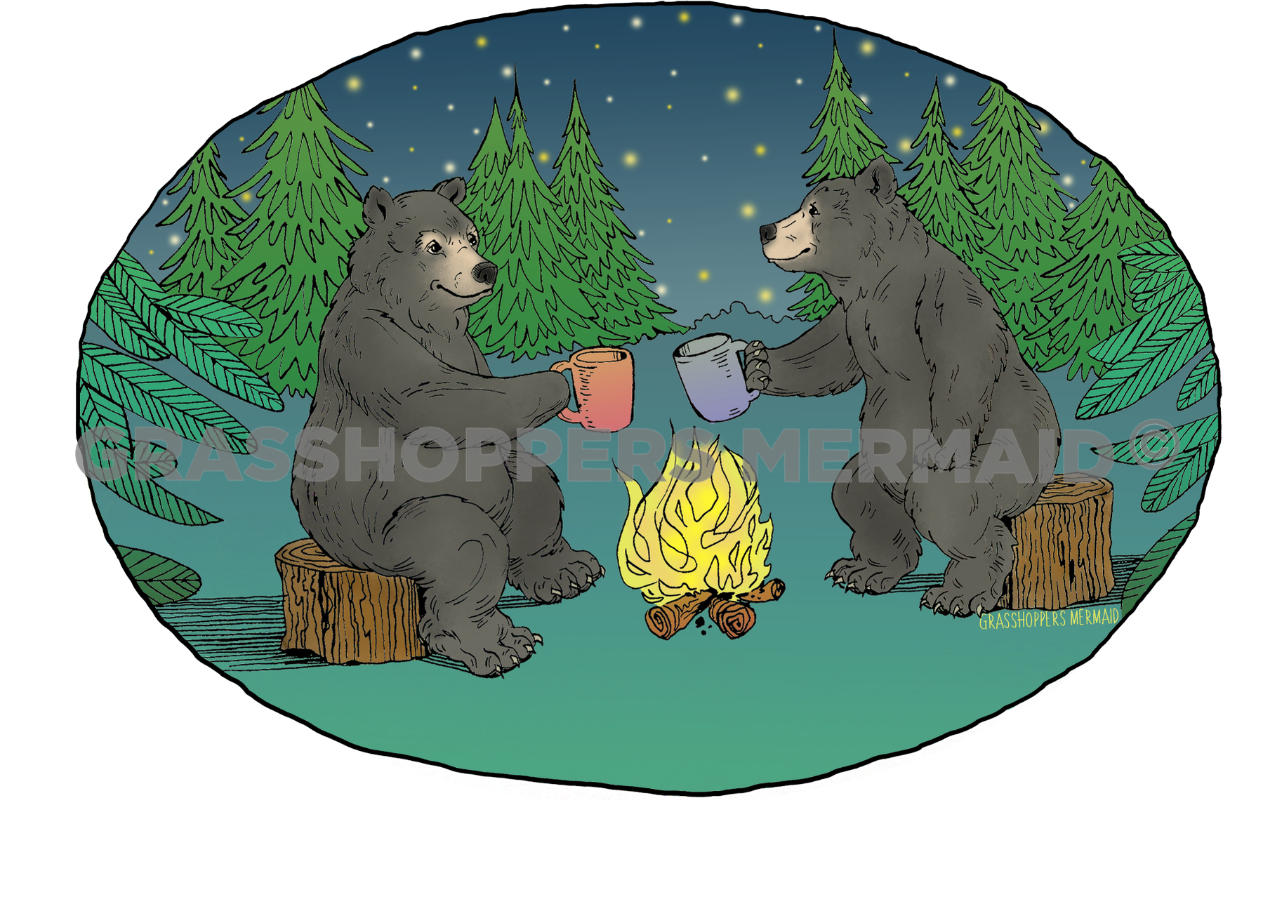 Toasting Bears