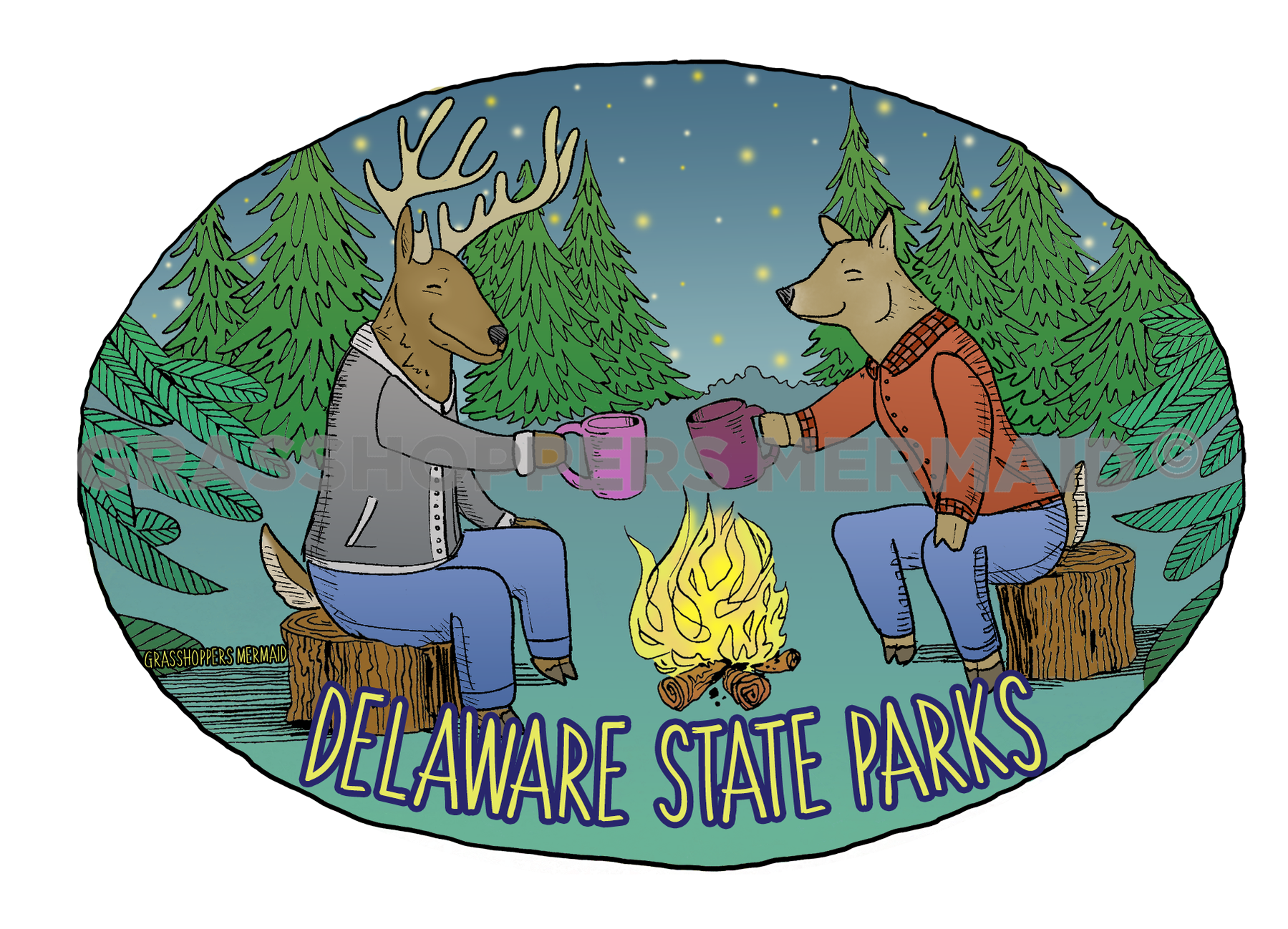 Toasting Deer