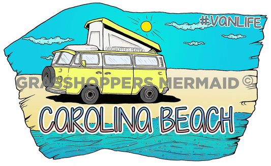 Van by the Beach