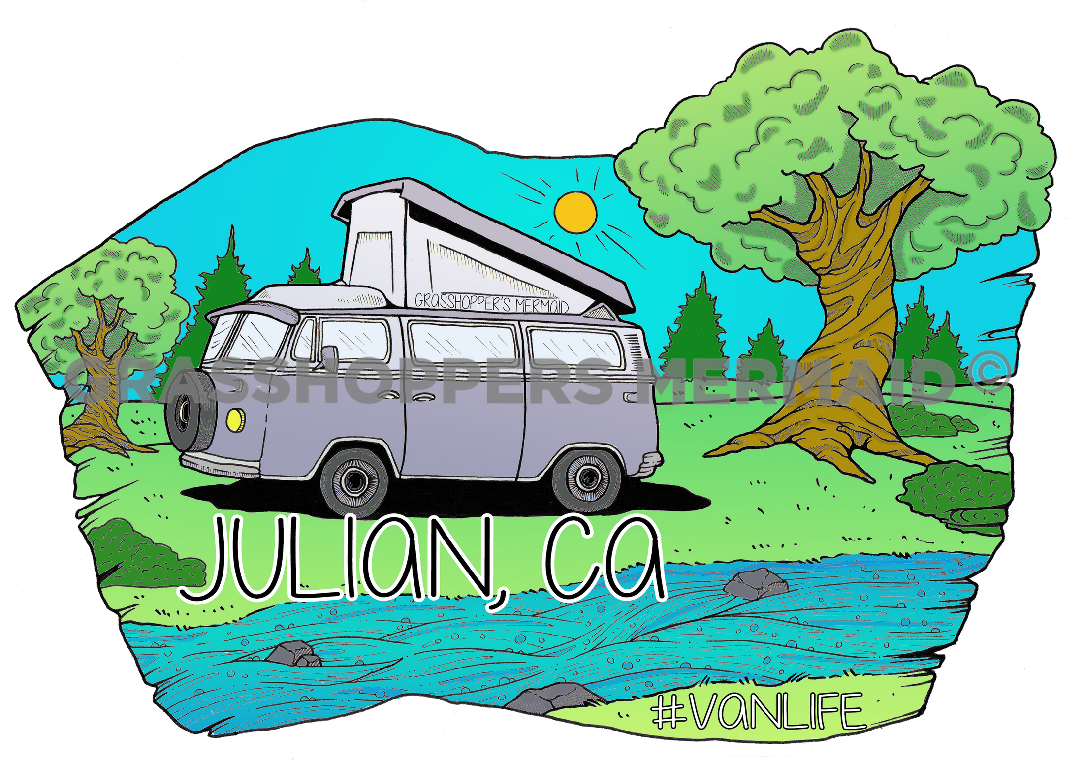 Van by the River