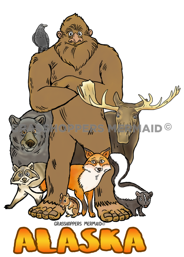 Bigfoot & Forest Friends Mountain Edition