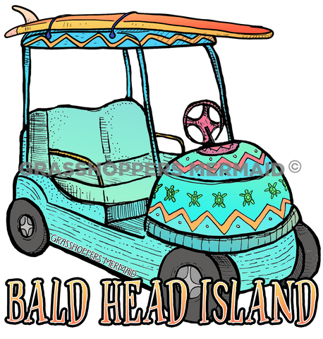 Surfboard Golfcart