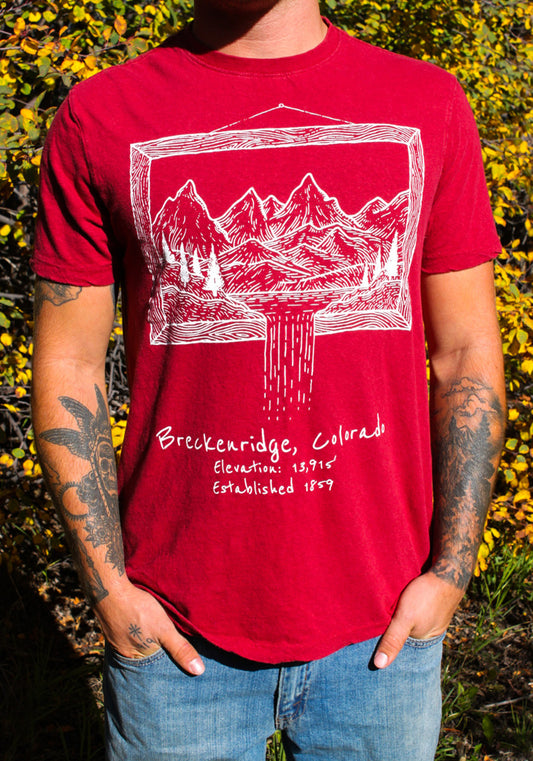 men's hemp mountains shirt