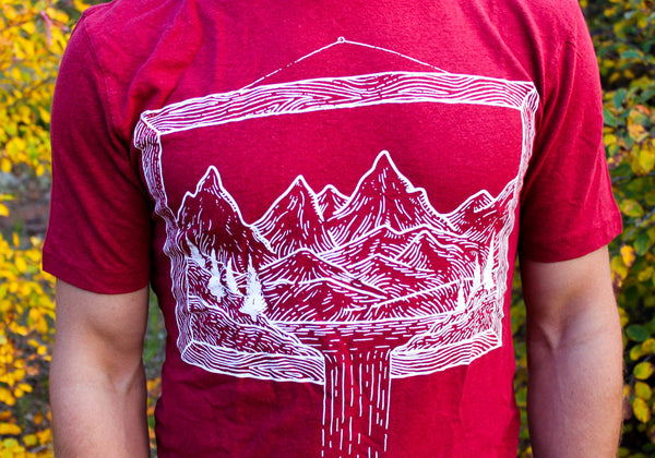 Unisex Hemp Mountains Shirt