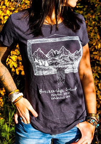 women's hemp mountains shirt
