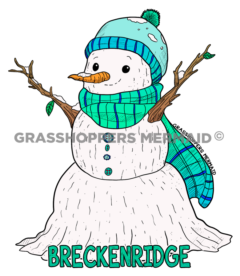 Trendy Snowman