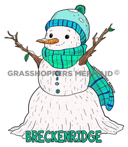 Trendy Snowman