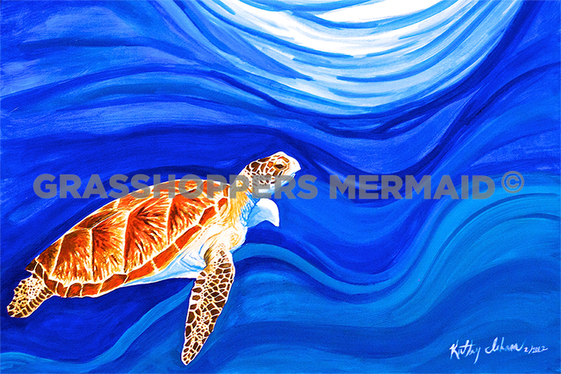 Wavy Sea Turtle