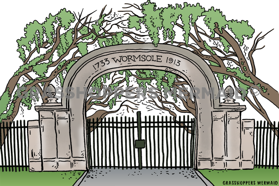 Wormsloe State Historic Site Gate