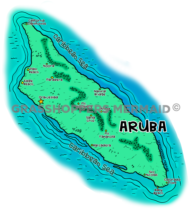 Aruba Map