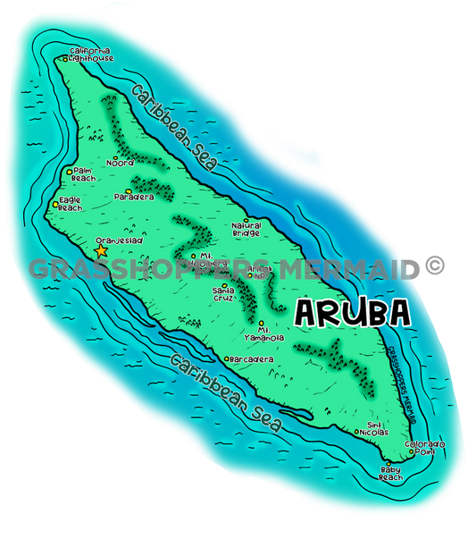Aruba Map
